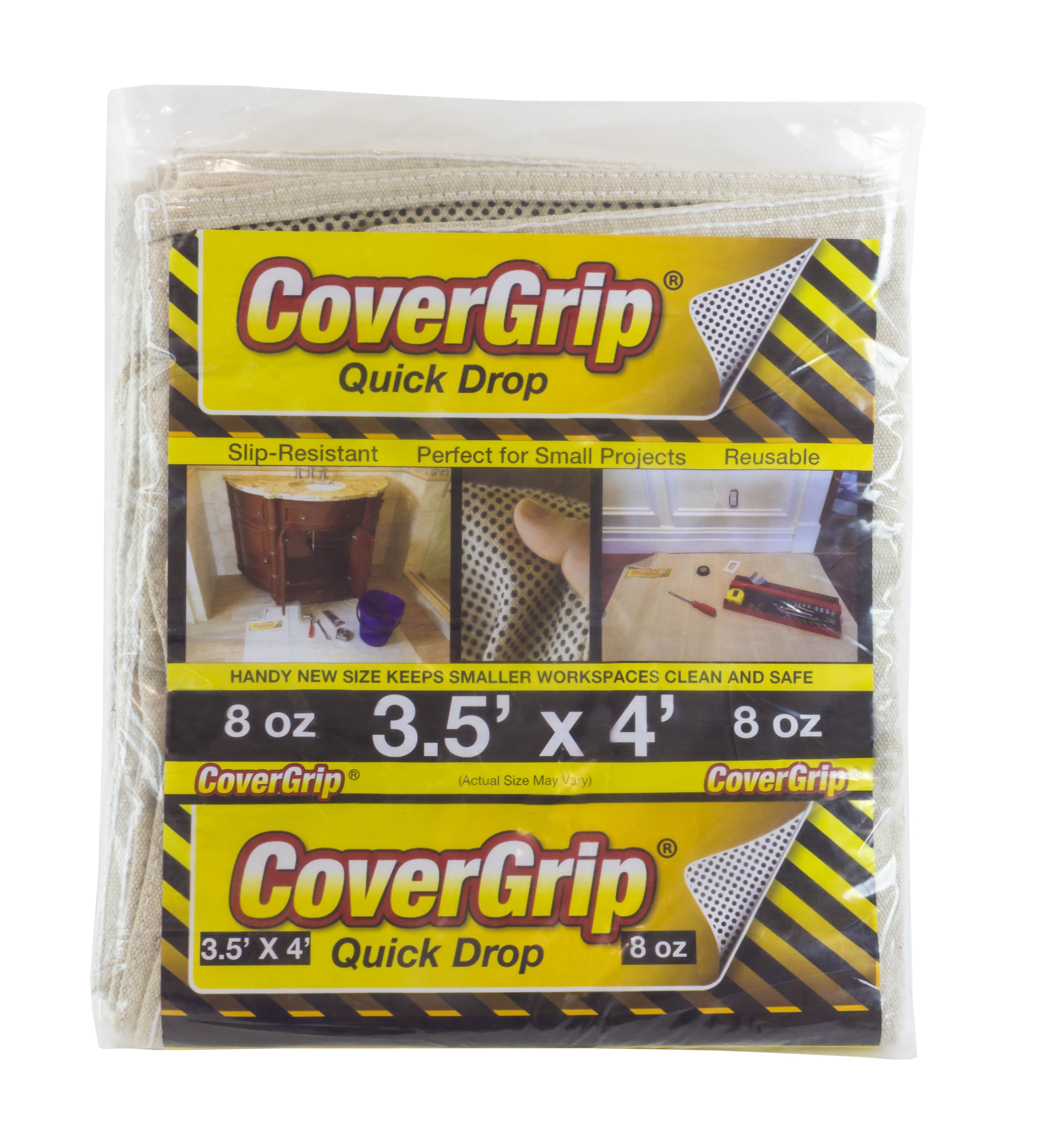 8 ft. x 12 ft. Smart Grip Drop Cloth